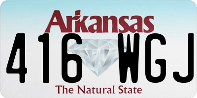 AR license plate 416WGJ