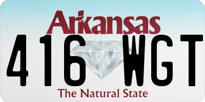 AR license plate 416WGT