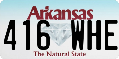 AR license plate 416WHE