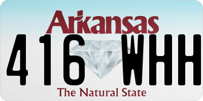 AR license plate 416WHH