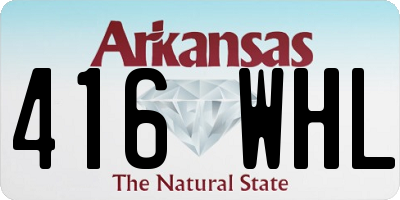 AR license plate 416WHL