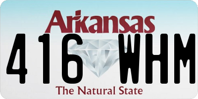 AR license plate 416WHM
