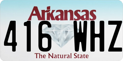 AR license plate 416WHZ
