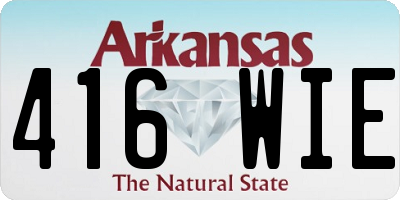 AR license plate 416WIE