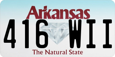 AR license plate 416WII