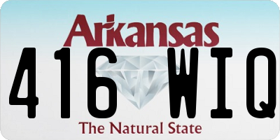 AR license plate 416WIQ