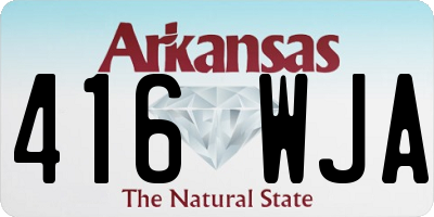 AR license plate 416WJA