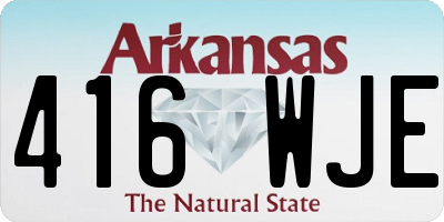 AR license plate 416WJE