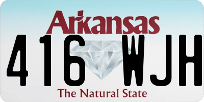 AR license plate 416WJH