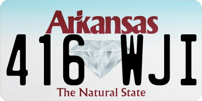 AR license plate 416WJI