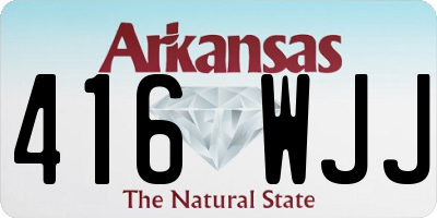 AR license plate 416WJJ