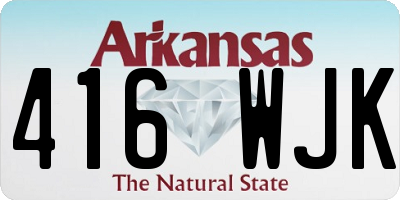 AR license plate 416WJK