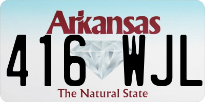 AR license plate 416WJL