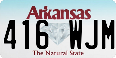 AR license plate 416WJM
