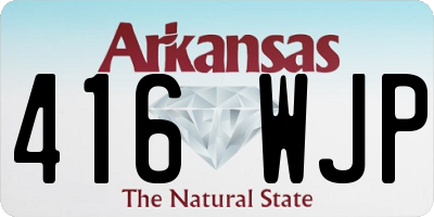 AR license plate 416WJP