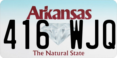 AR license plate 416WJQ