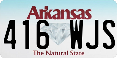 AR license plate 416WJS