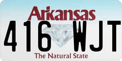 AR license plate 416WJT