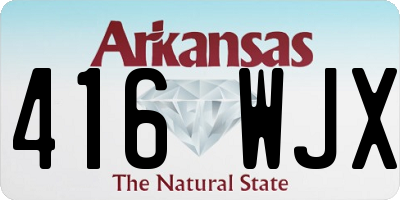 AR license plate 416WJX