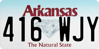 AR license plate 416WJY