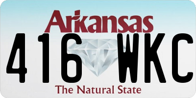 AR license plate 416WKC