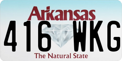 AR license plate 416WKG