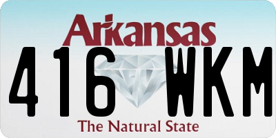 AR license plate 416WKM
