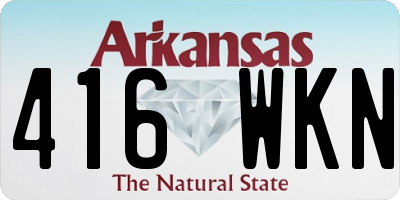AR license plate 416WKN