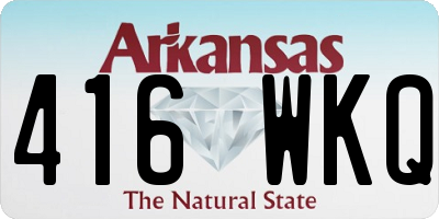 AR license plate 416WKQ