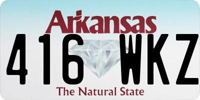 AR license plate 416WKZ