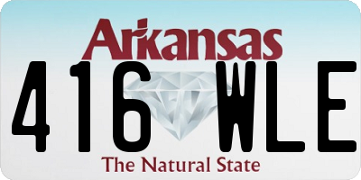 AR license plate 416WLE