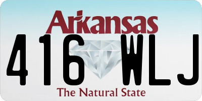 AR license plate 416WLJ