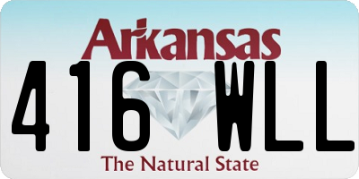 AR license plate 416WLL