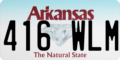 AR license plate 416WLM
