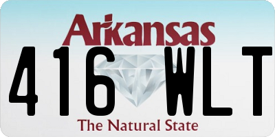AR license plate 416WLT