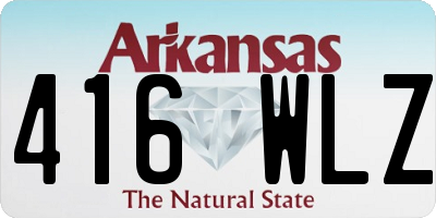 AR license plate 416WLZ