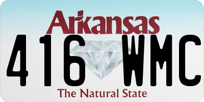 AR license plate 416WMC