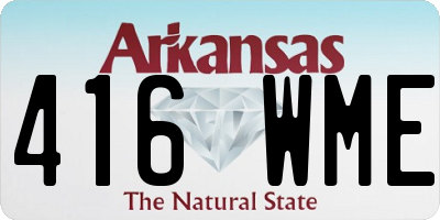 AR license plate 416WME