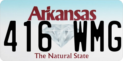 AR license plate 416WMG