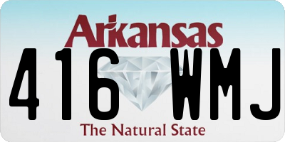 AR license plate 416WMJ