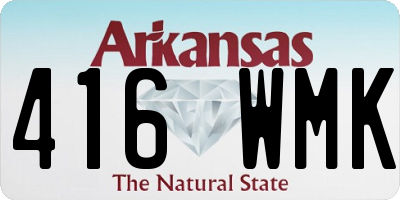 AR license plate 416WMK