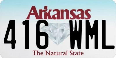 AR license plate 416WML