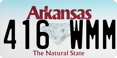 AR license plate 416WMM