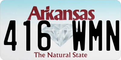 AR license plate 416WMN