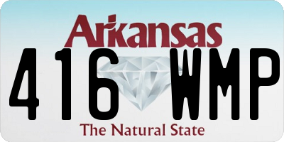 AR license plate 416WMP