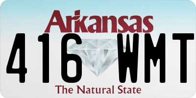 AR license plate 416WMT