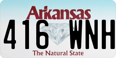AR license plate 416WNH