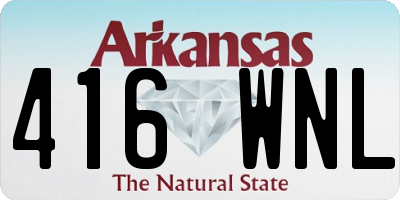 AR license plate 416WNL