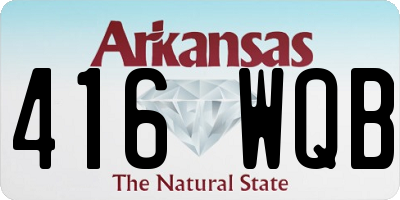 AR license plate 416WQB