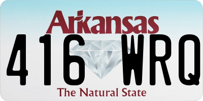 AR license plate 416WRQ